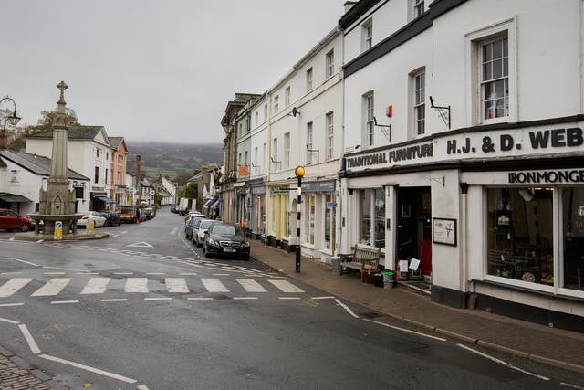The Welsh town of Crickhowell, which has "moved offshore" to avoid paying tax.