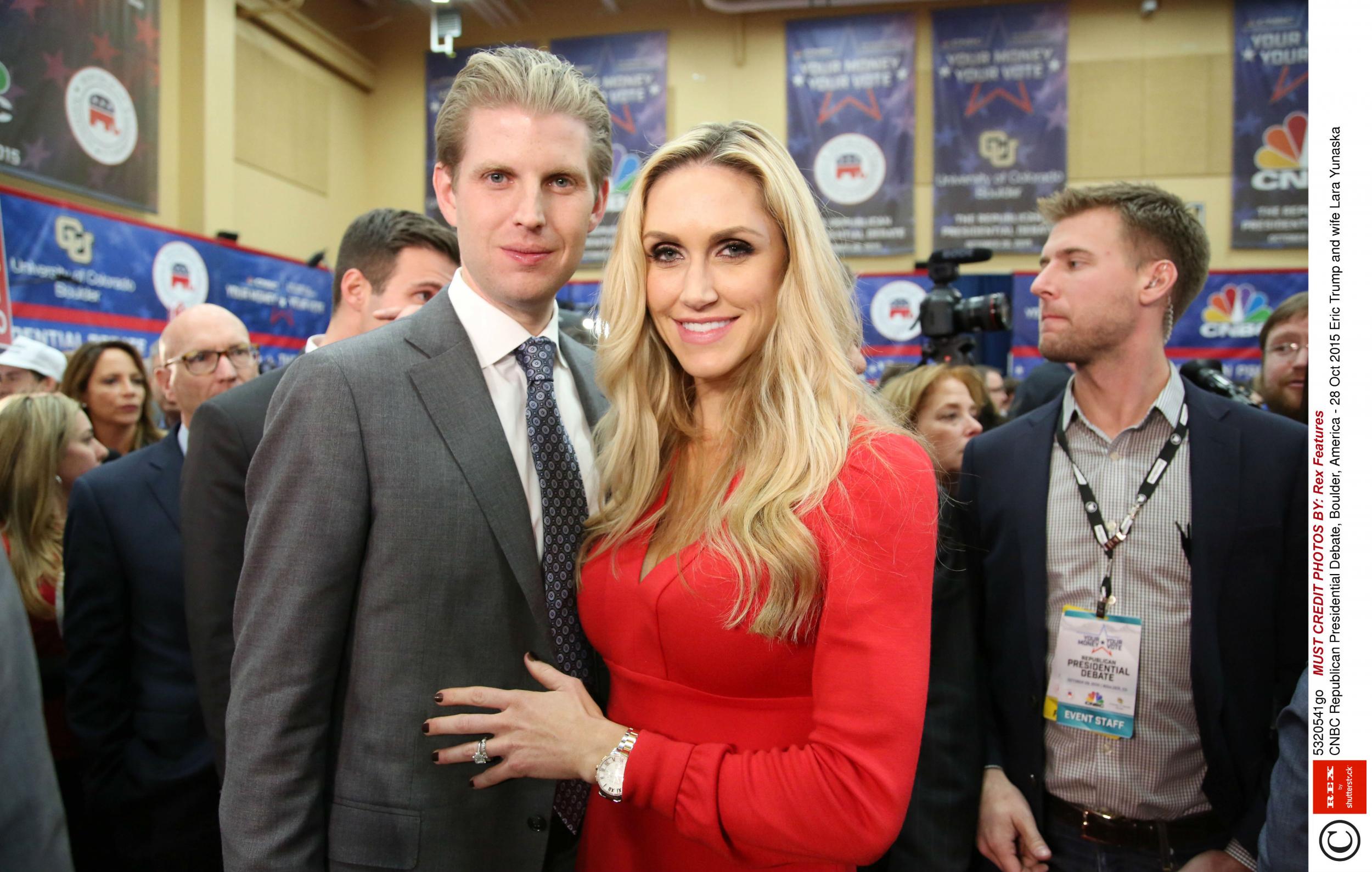 Lara Trump presumably did not mean to "like" a tweet about her father-in-law by "Fascists 4 Trump"