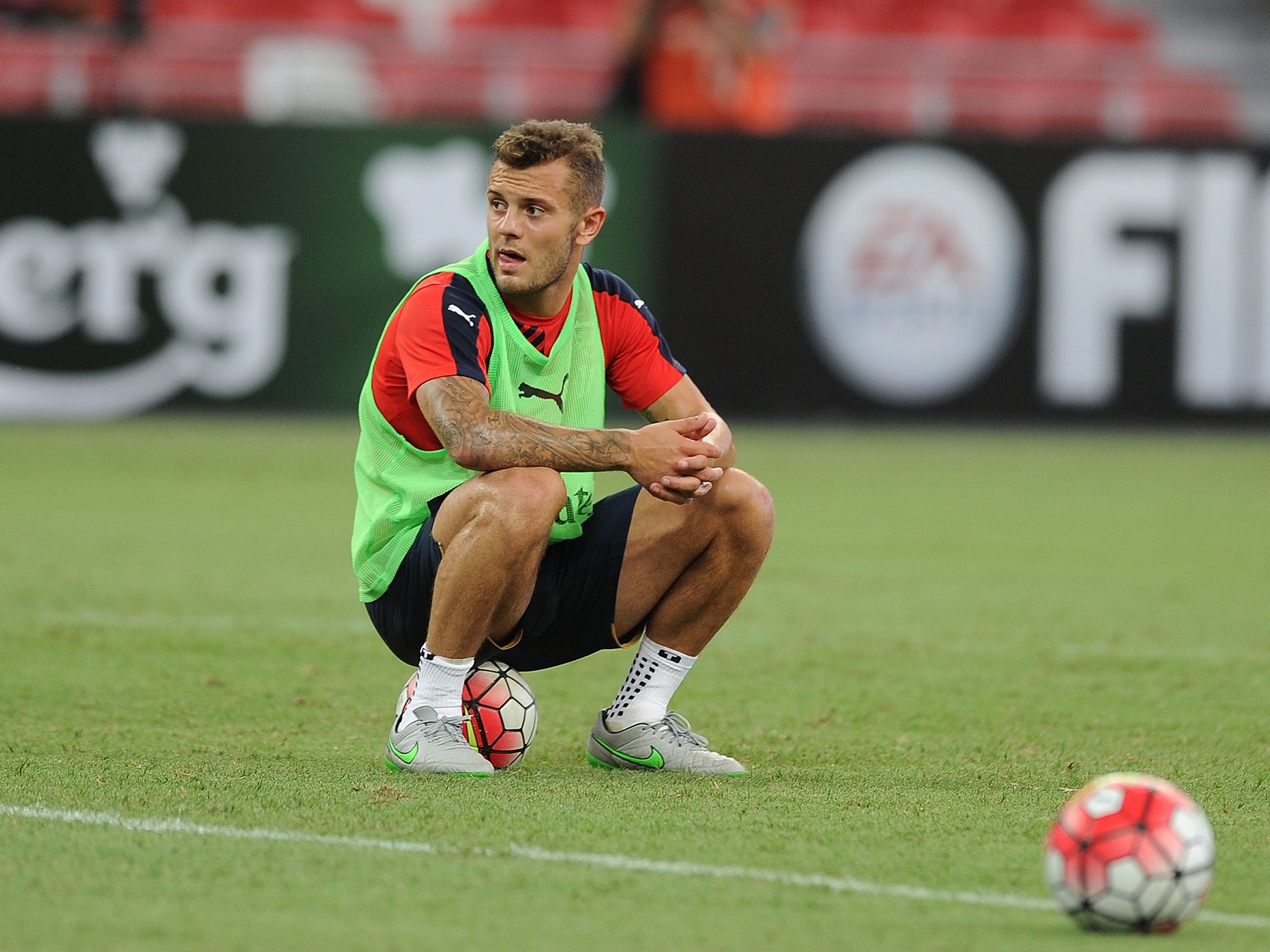 Midfielder Jack Wilshere also returned to training this week