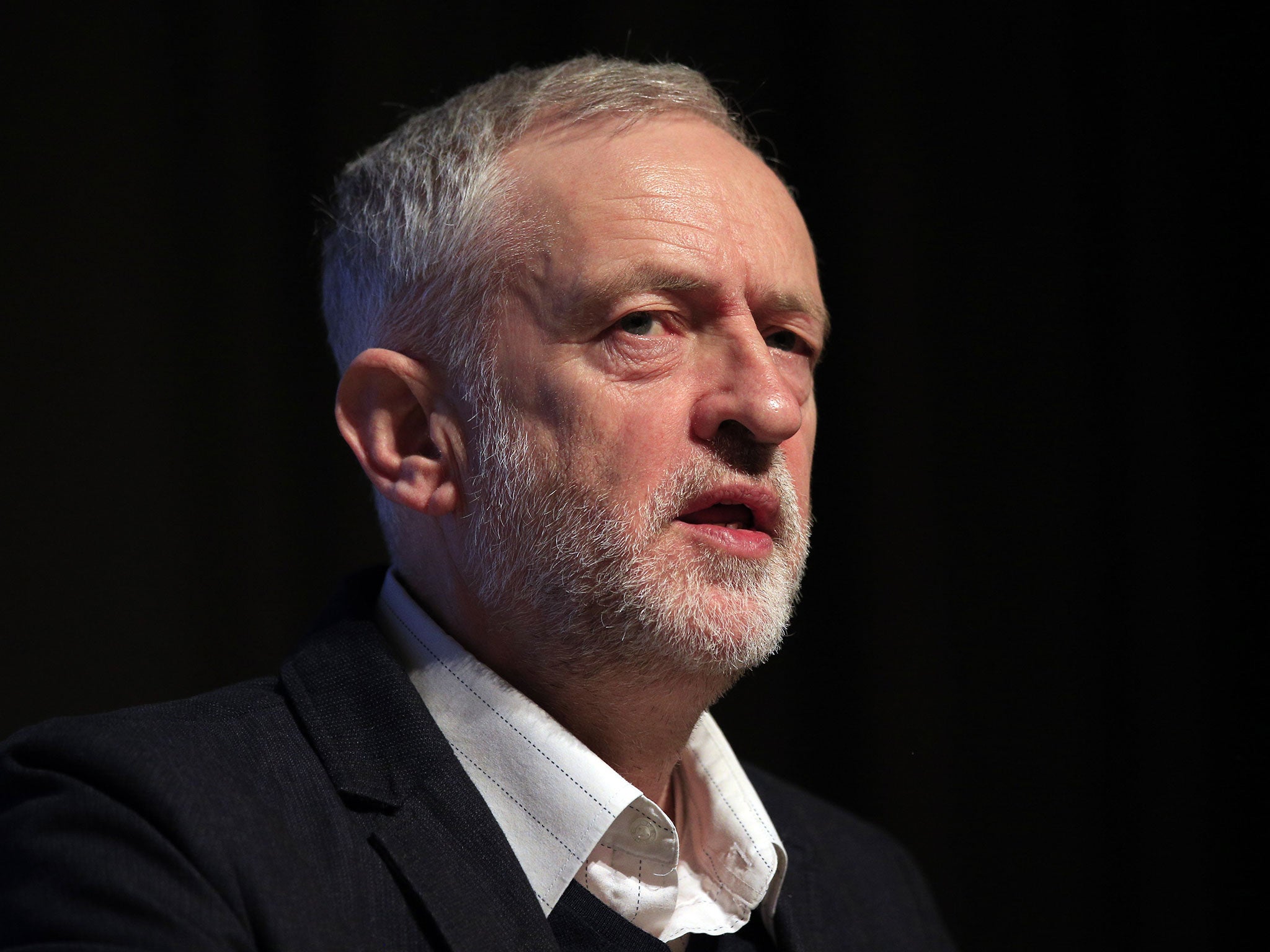 Jeremy Corbyn speaks at the Fabian Society conference