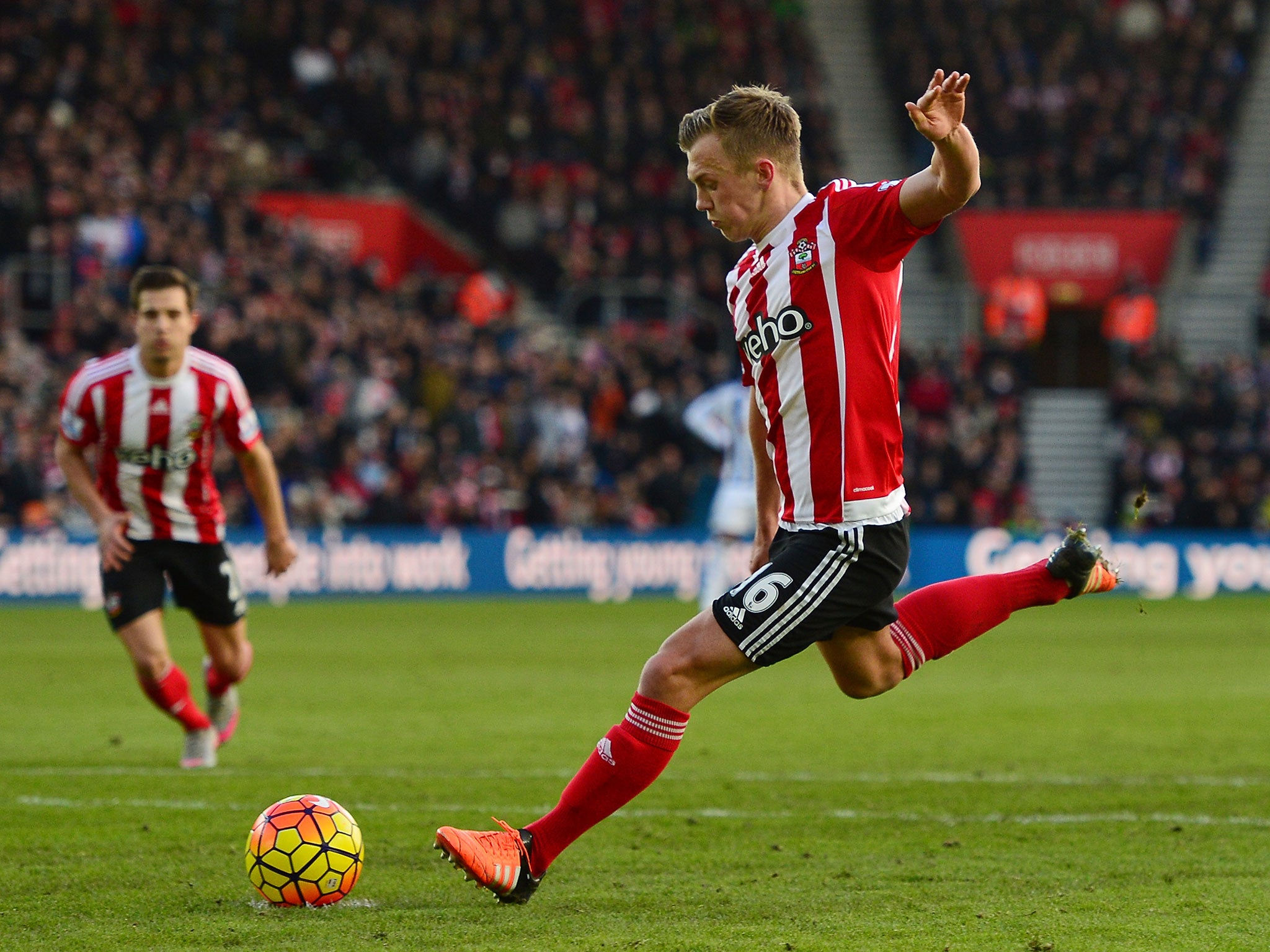 James Ward-Prowse converts a penalty in Southampton's 3-0 win over West Brom