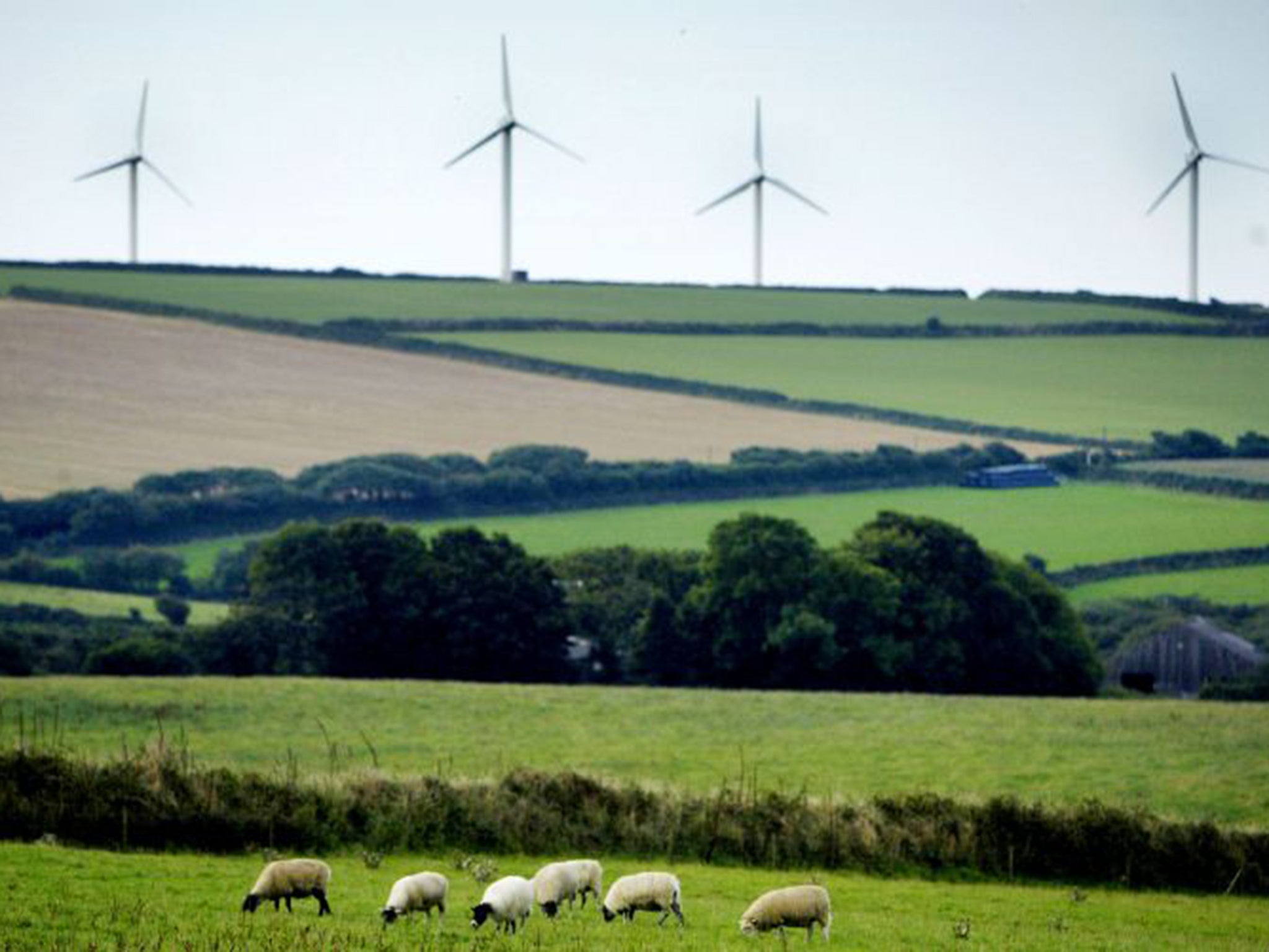 Windfarms helped bring in £46 billion for low-carbon and renewable energy firms