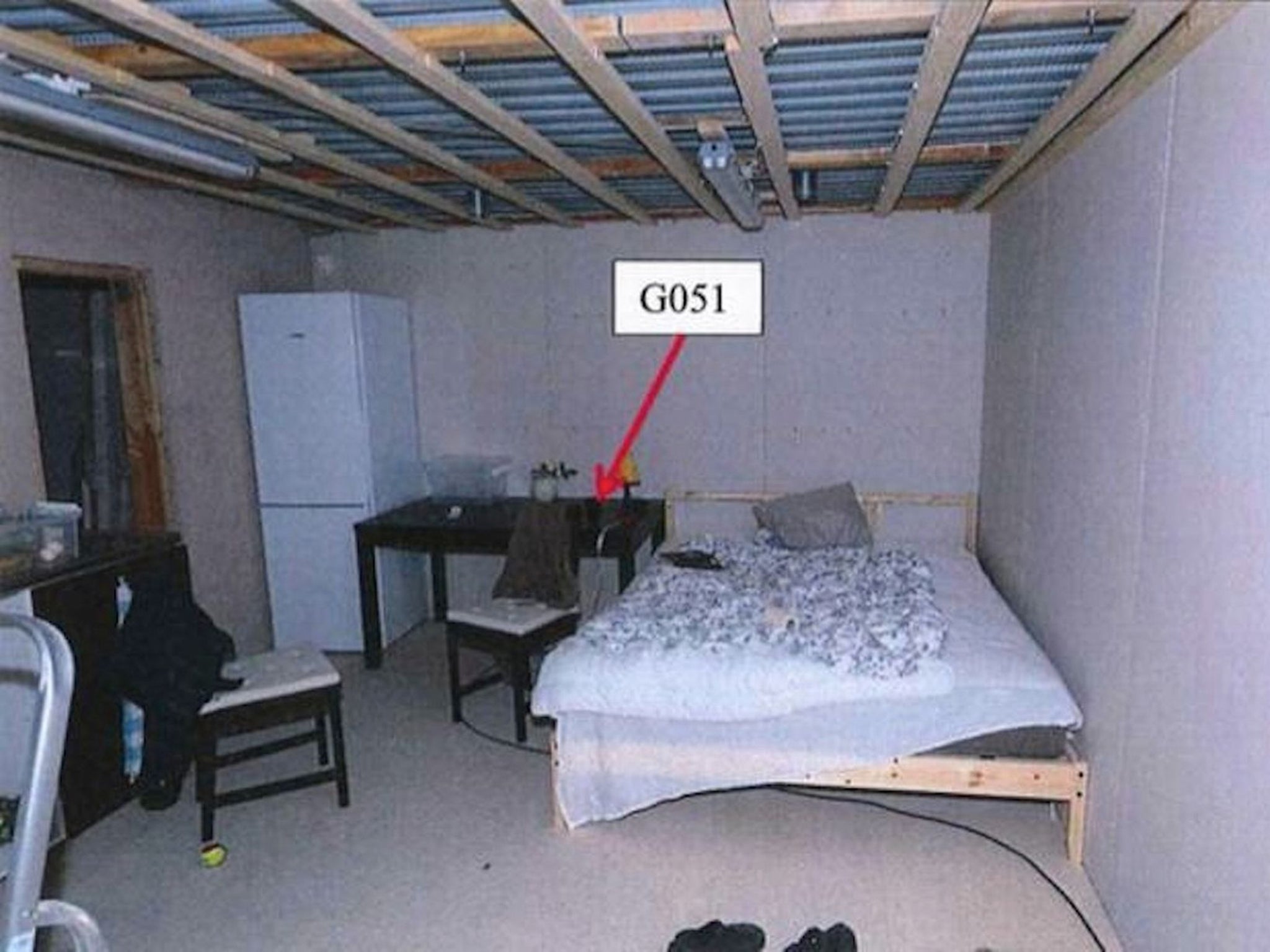 The dungeon where a woman was reportedly held for almost a week