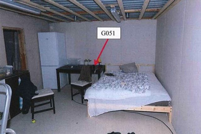 Prosecutors believe the man created an underground dungeon in which he planned to keep the woman prisoner