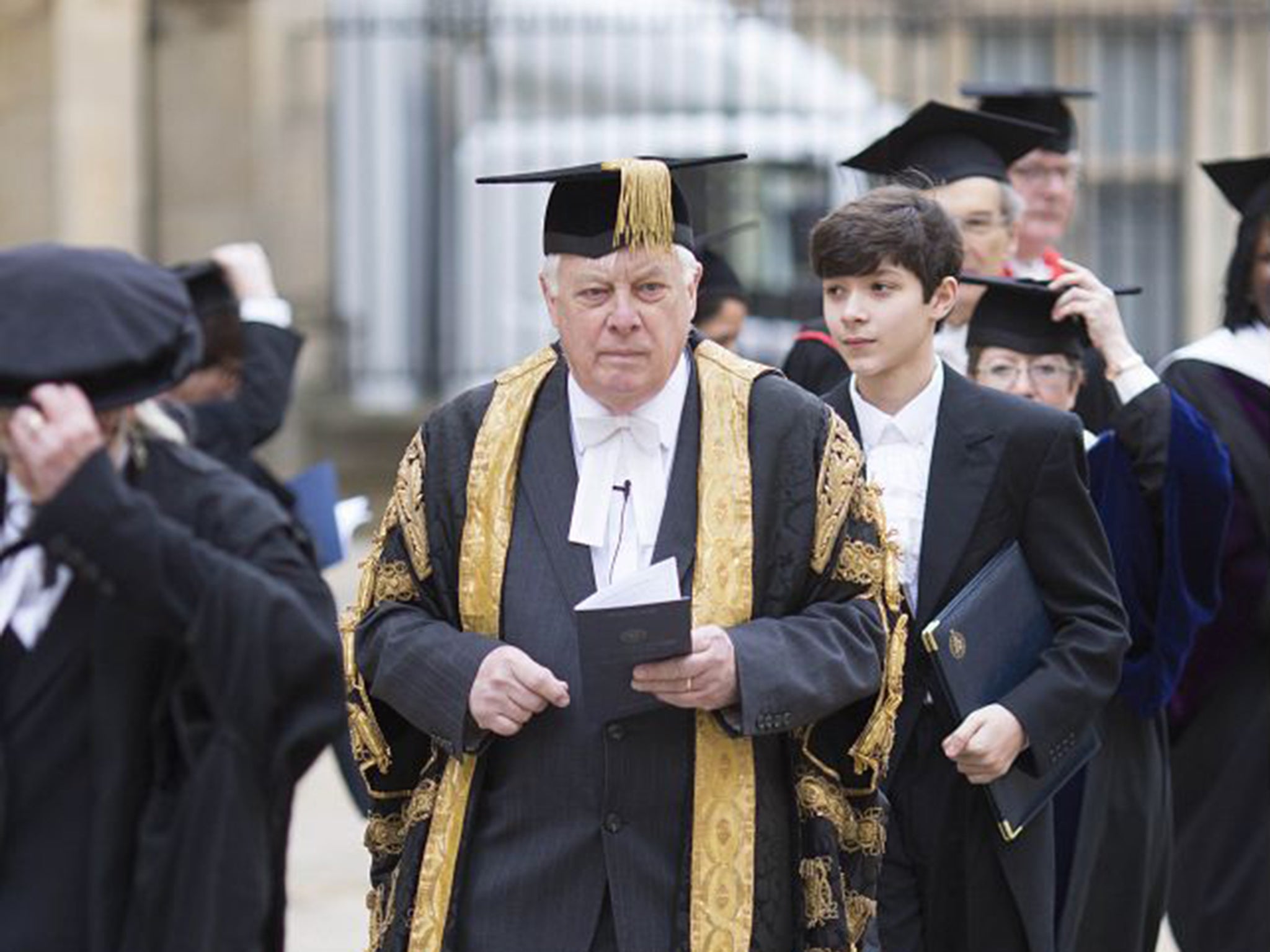 Lord Patten said the independence of universities was integral to producing academic success