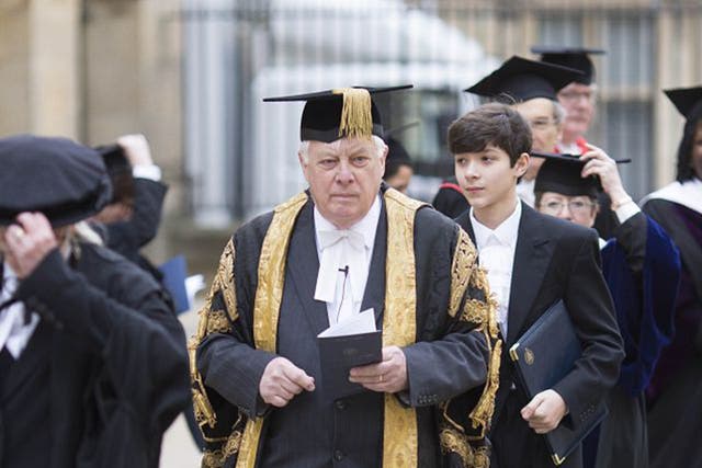 Lord Patten said the independence of universities was integral to producing academic success