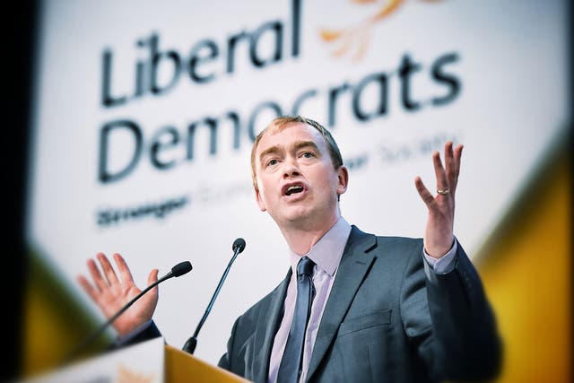Liberal Democrat leader Tim Farron