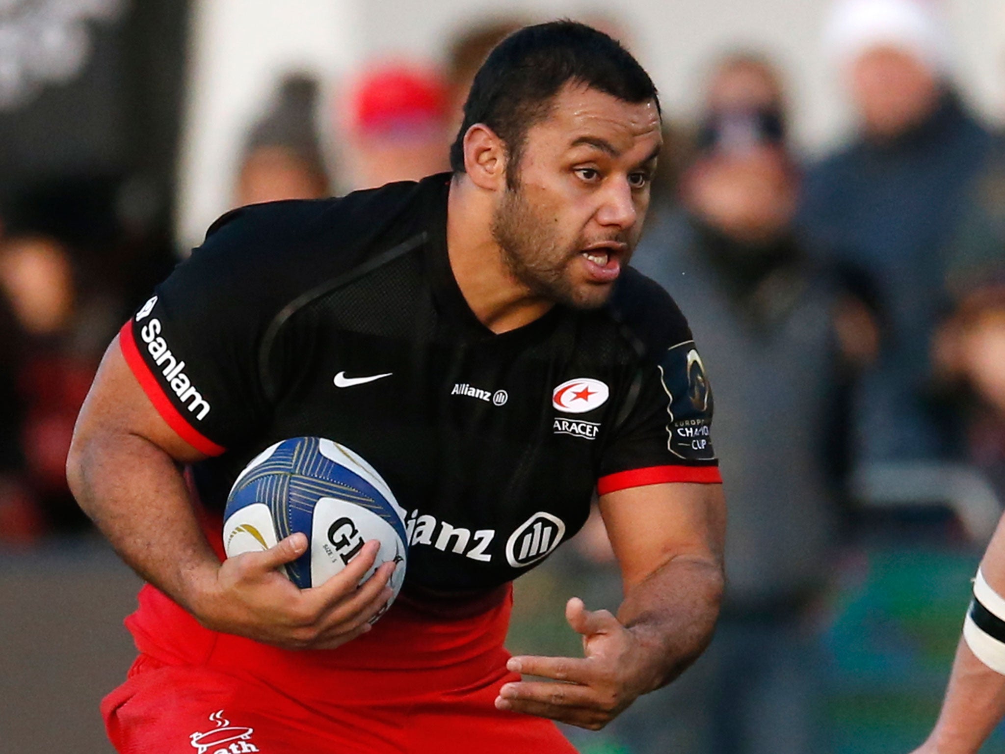 Billy Vunipola has set his sights high after scoring Saracens’ first try in their big win over Ulster