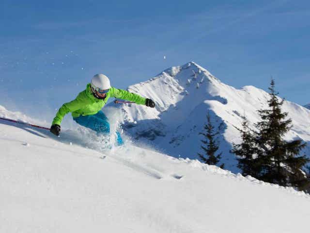 Powder play: the Swiss Alps have seen heavy snowfall