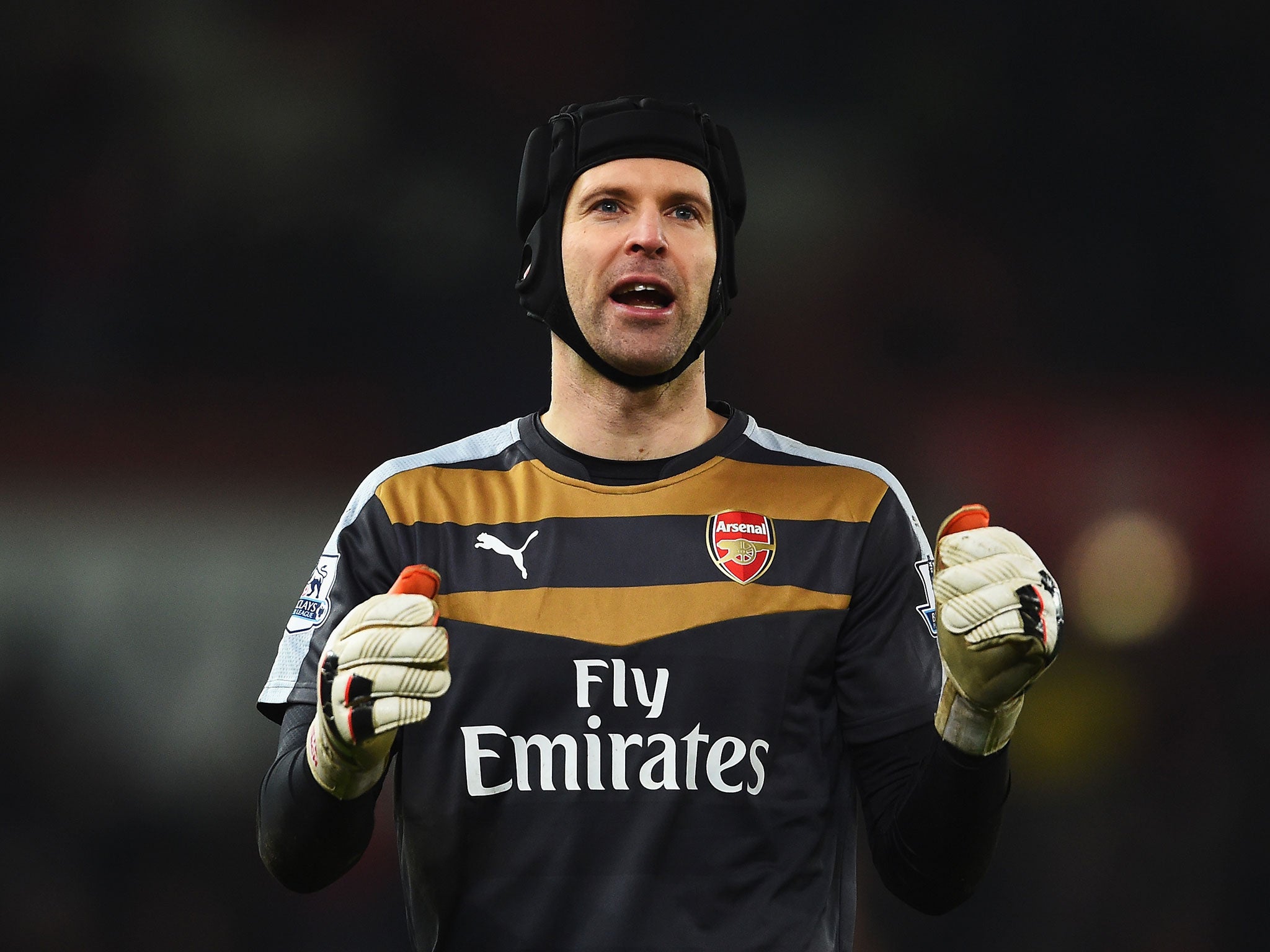 Petr Cech took the plaudits for his performance as well as lifting the Arsenal side after the 0-0 draw with Stoke