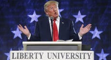 Donald Trump fluffs bible reference in speech at Christian college
