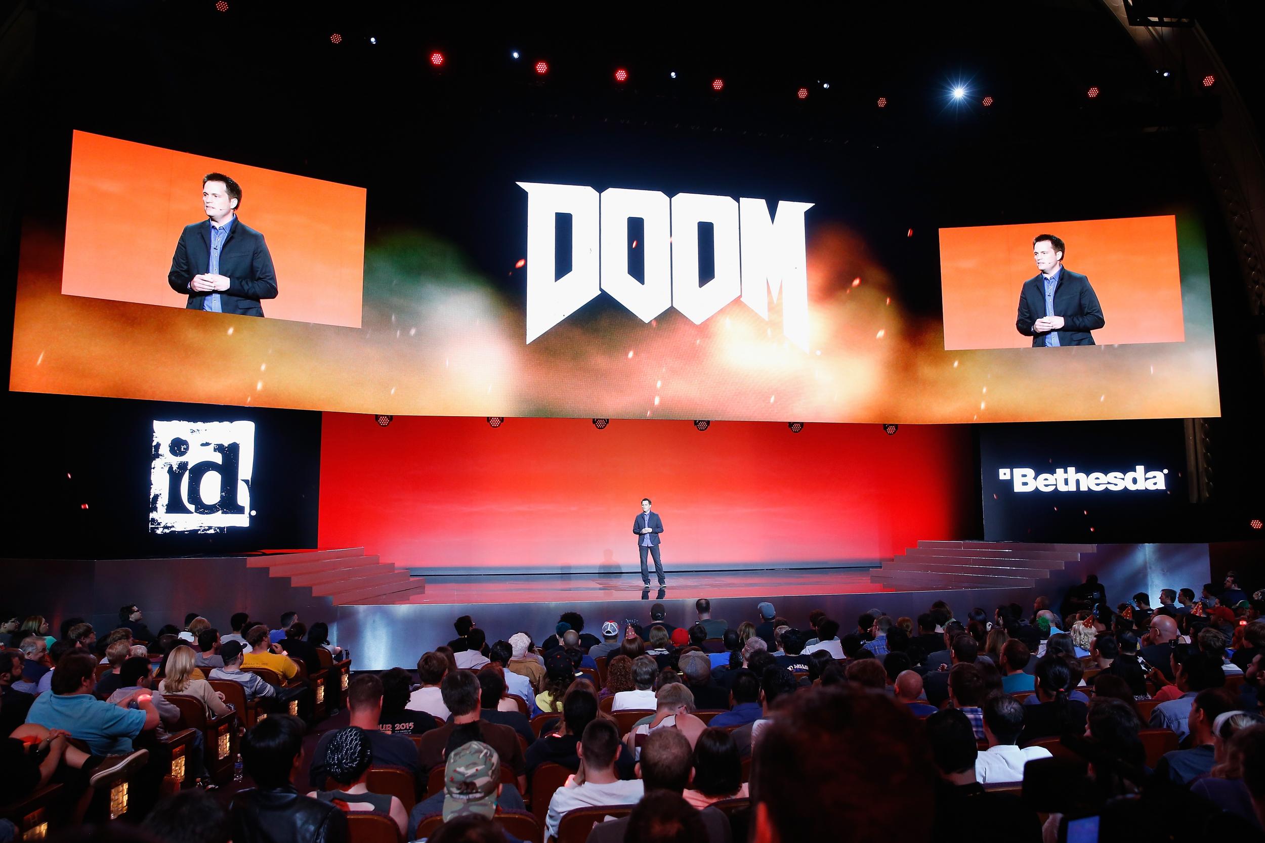 Executive Producer for Id Software, Marty Stratton speaks about 'Doom' at E3 2015