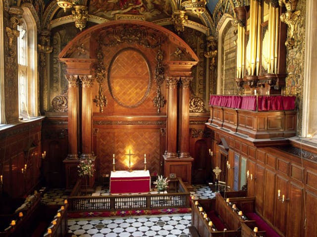 The Chapel Royal at Hampton Court has been in continuous use for over 450 years