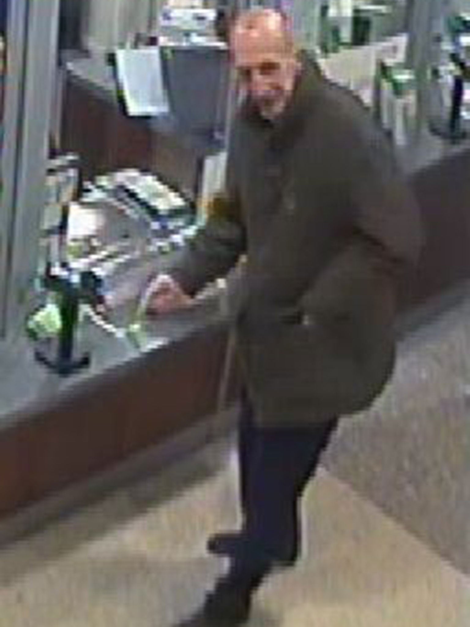 The man caught on CCTV in London