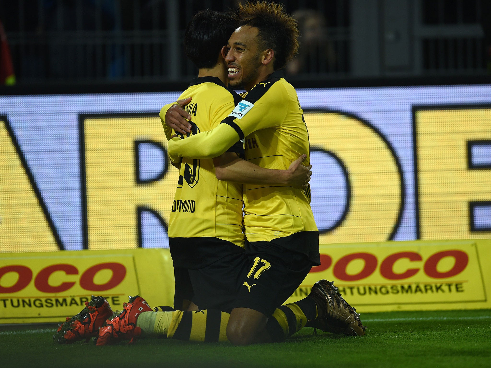 Borussia Dortmund striker Pierre-Emerick Aubameyang is said to be available for £53.5m