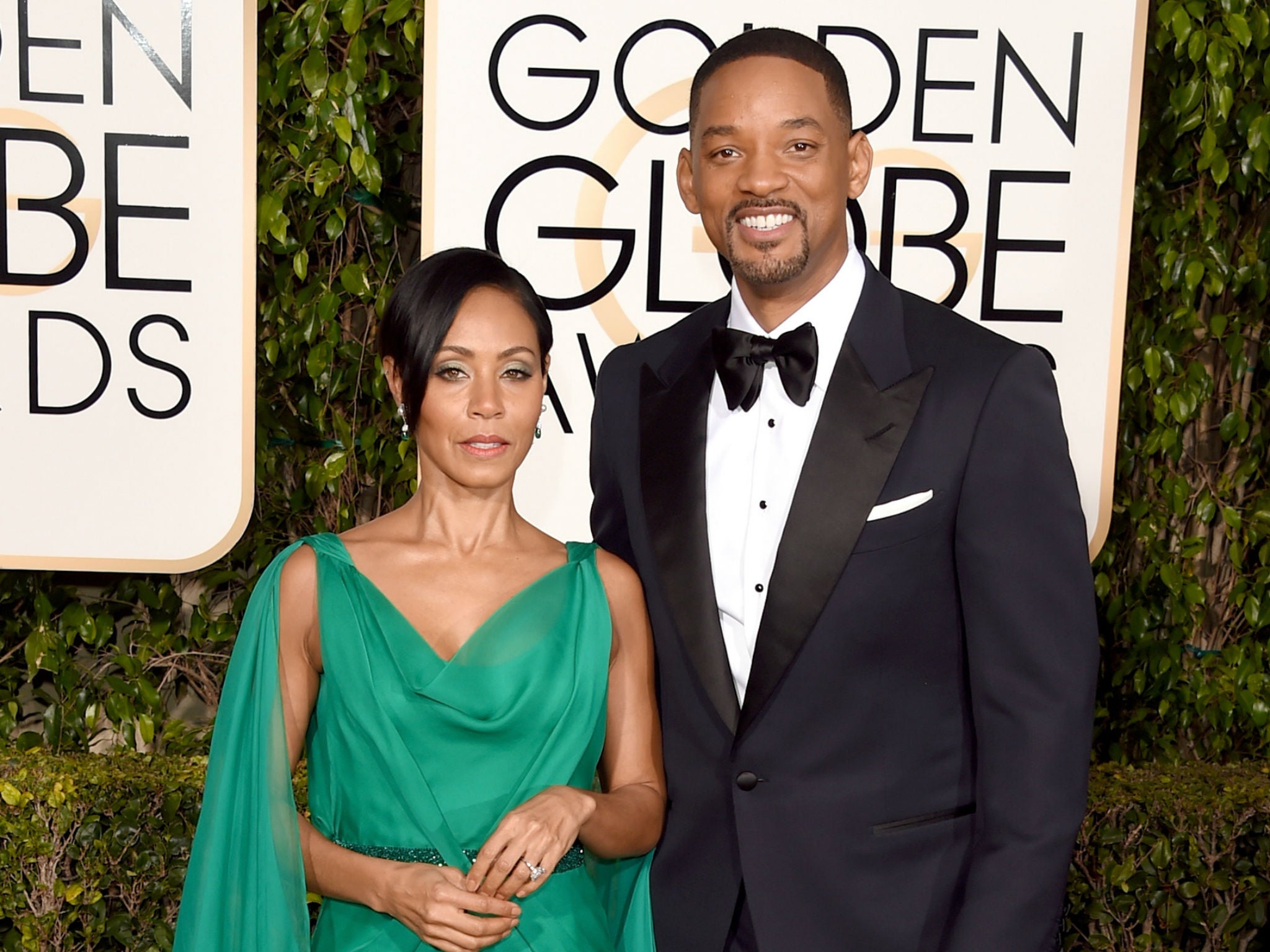 Pinkett Smith and Smith at the recent Golden Globes