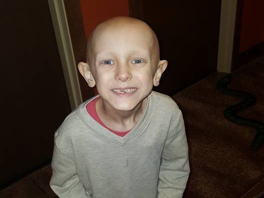 Dorian Murray, 8, has terminal muscular cancer