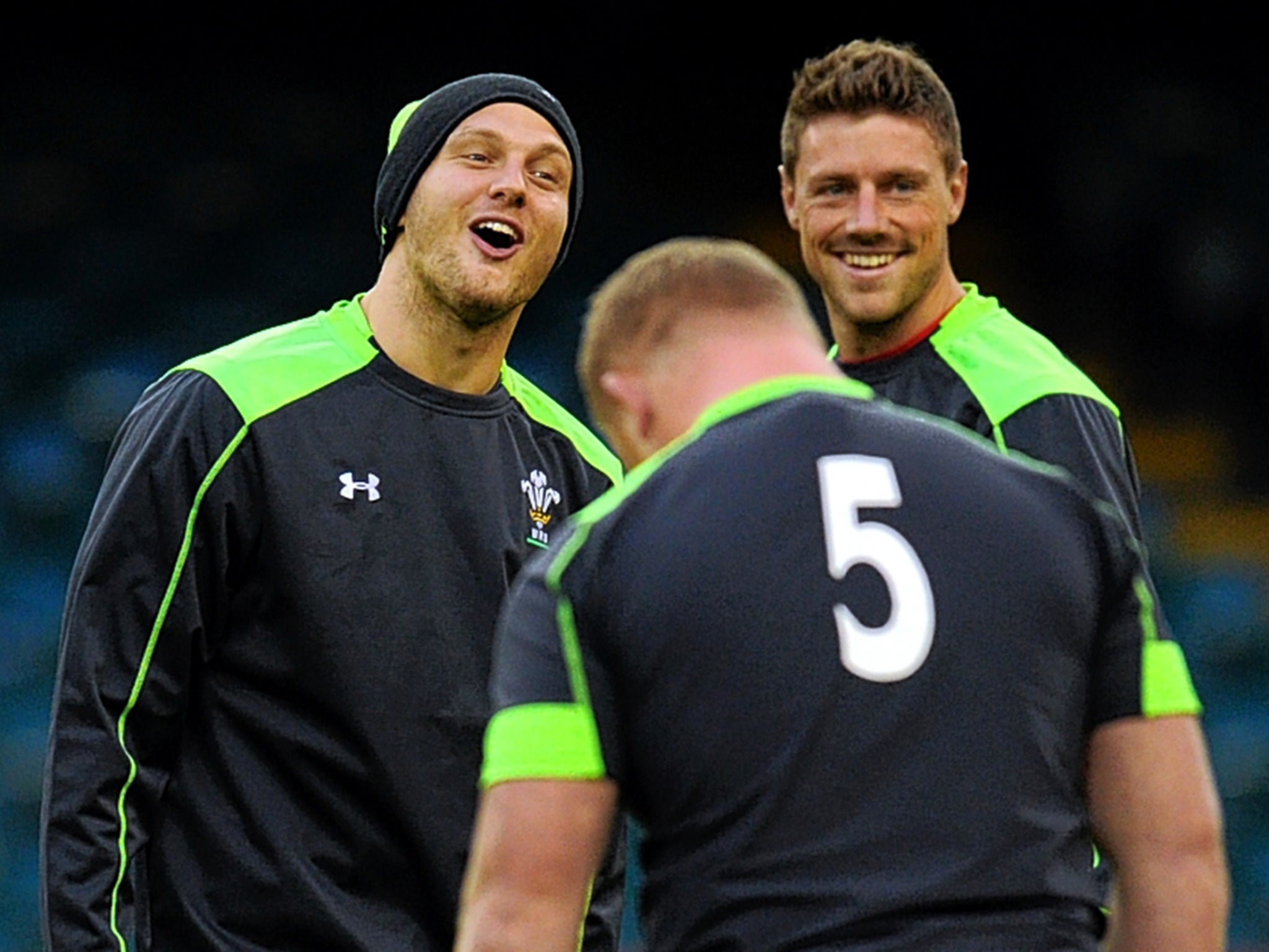 Dan Biggar (left) and Rhys Priestland are the only two fly-halves in Wales’s Six Nations squad