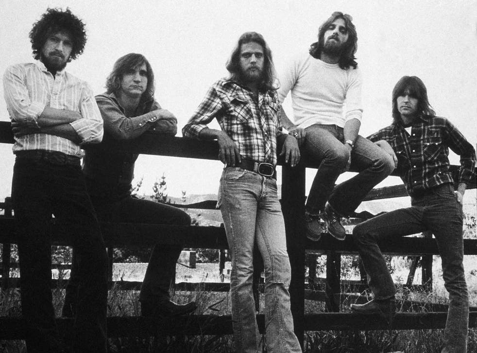 The Eagles in 1976, left to right, Don Henley, Joe Walsh, Don Felder, Frey and Randy Meisner. 'We were like a powder keg,' said Frey