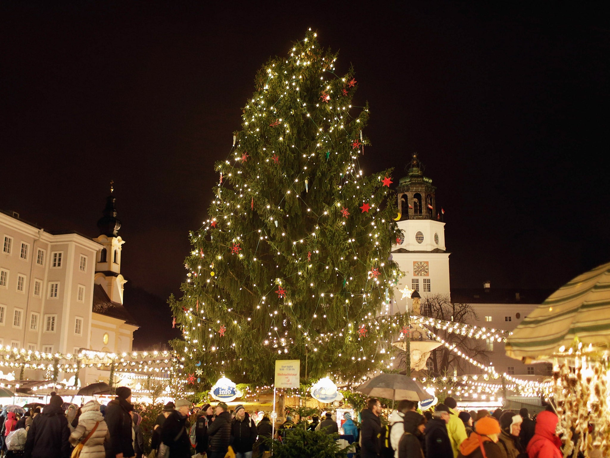 Mr Preston and his family planned to visit the Christmas market in Salzburg (Getty)