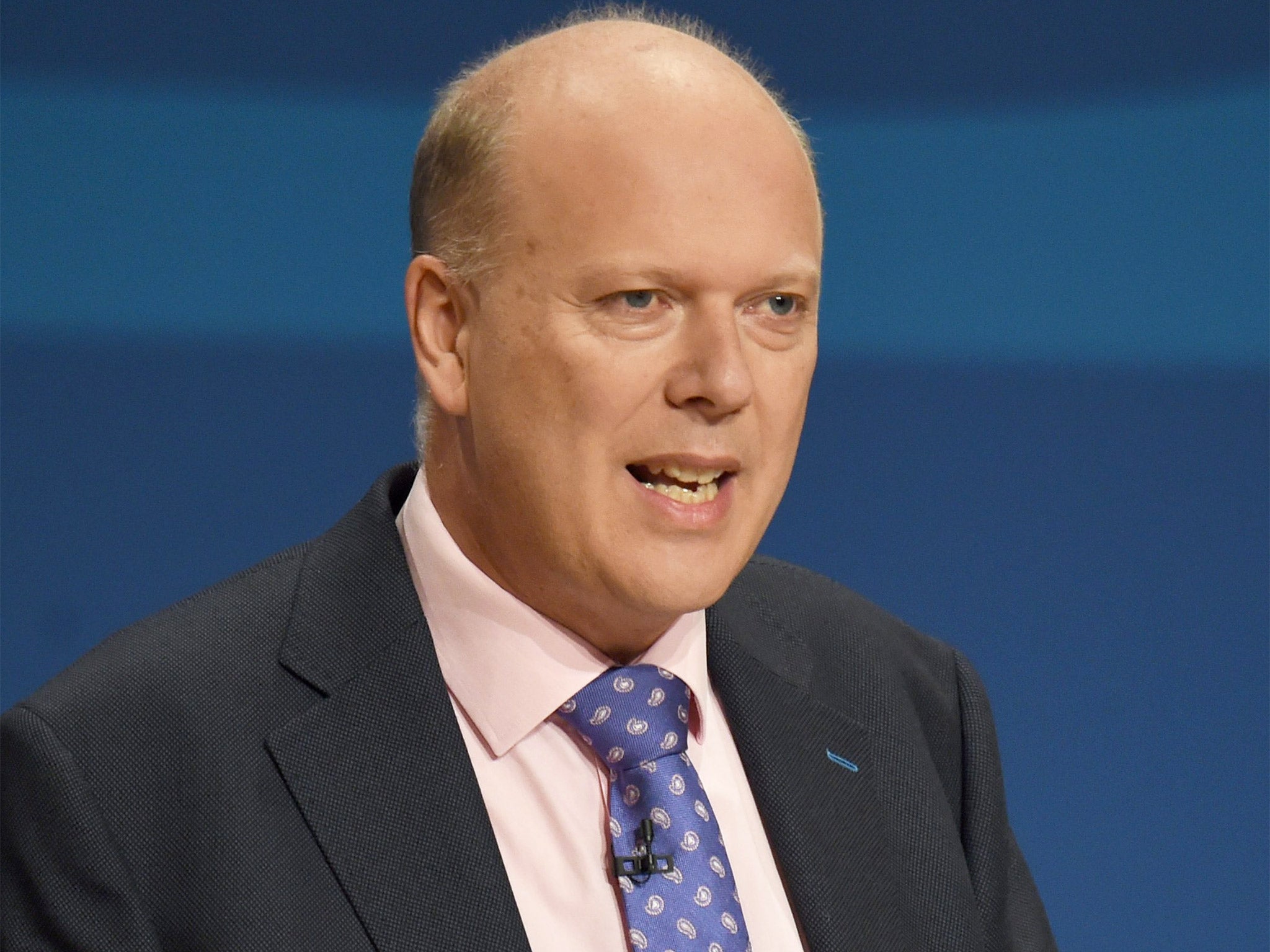 Former Secretary of State for Justice, Chris Grayling