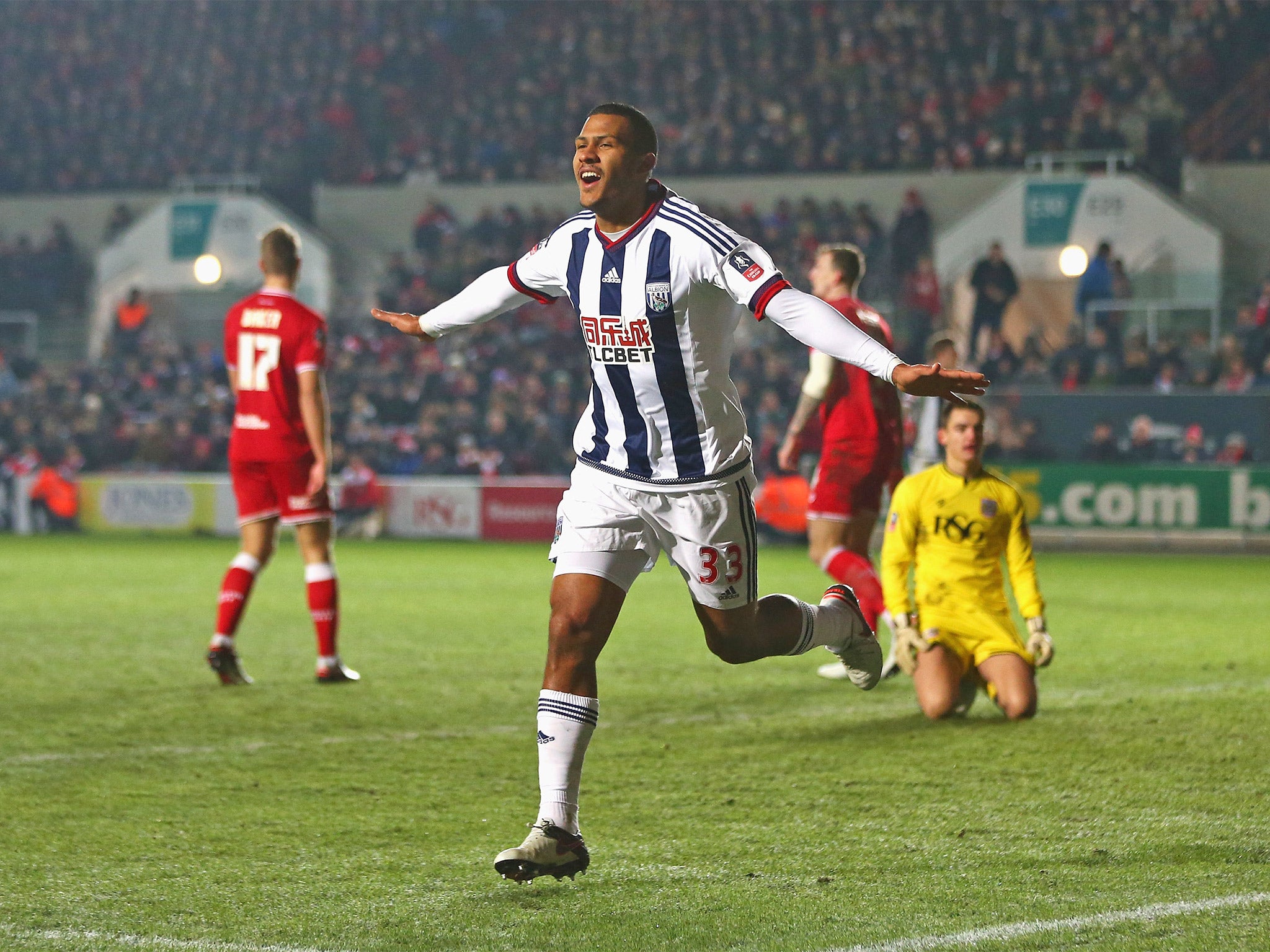 Salomon Rondon’s first goal since October sent West Bromwich into the FA Cup fourth round