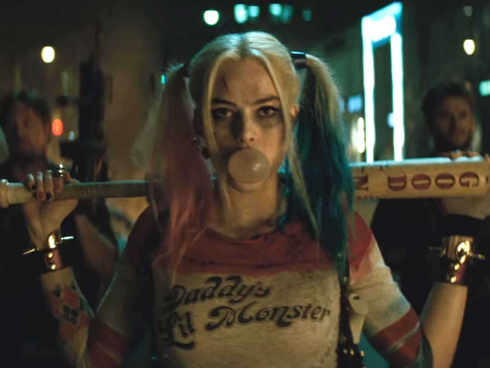 Margot Robbie is madness personified as Harley Quinn in Suicide Squad