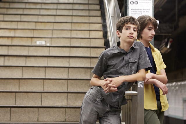 Michael Barbieri and Theo Taplitz in Little Men, a film that looks at the raw emotions that arise at the edges of a real estate dispute