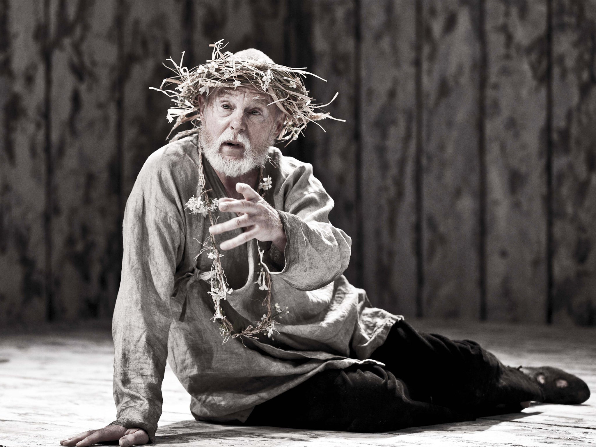 Derek Jacobi as King Lear