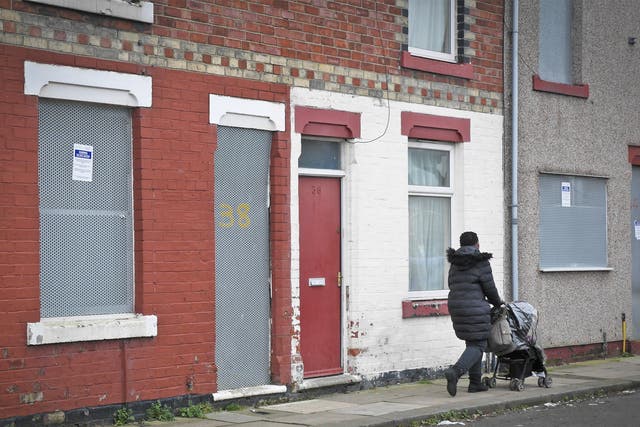 The majority of asylum seekers are in low-cost housing in urban areas such as Middlesbrough, pictured
