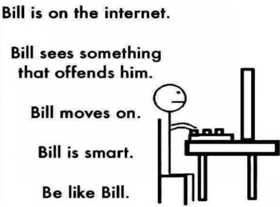 Be Like Bill Smarmy Stick Figure Meme Takes Over Facebook The Independent The Independent