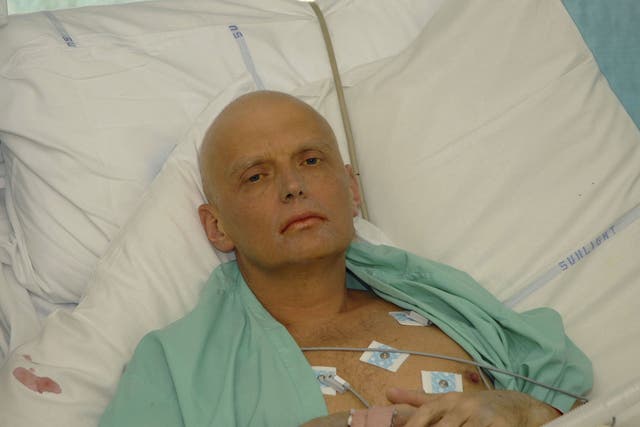 Alexander Litvinenko at the Intensive Care Unit of University College Hospital