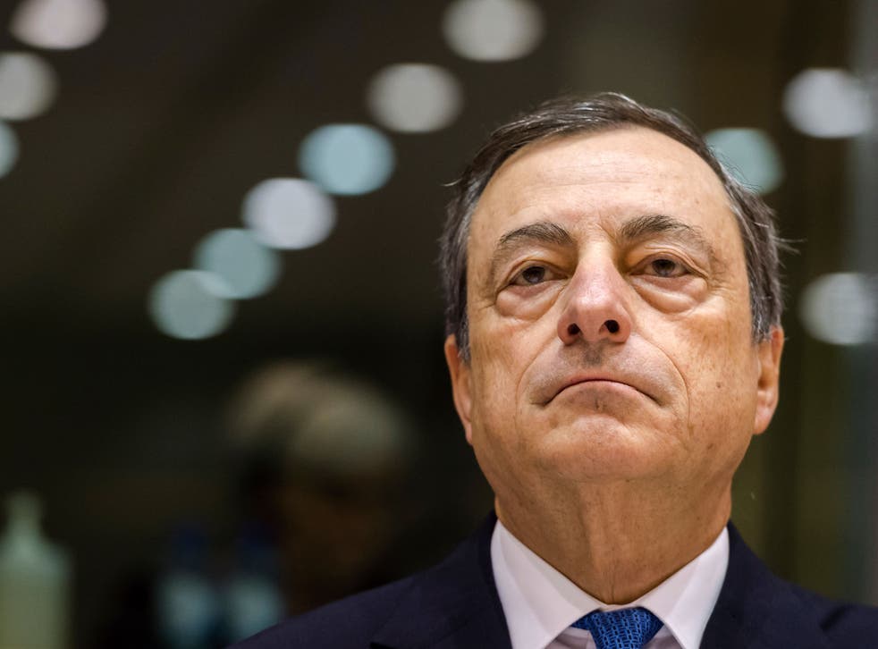 Mario Draghi said there should be no doubt about the ECB’s determination to raise inflation