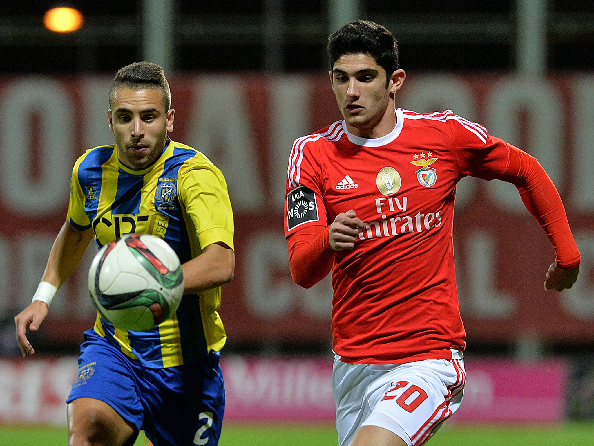 Benfica midfielder Goncalo Guedes