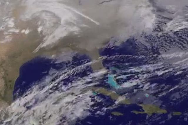 Satellites see large winter storm headed for Eastern US