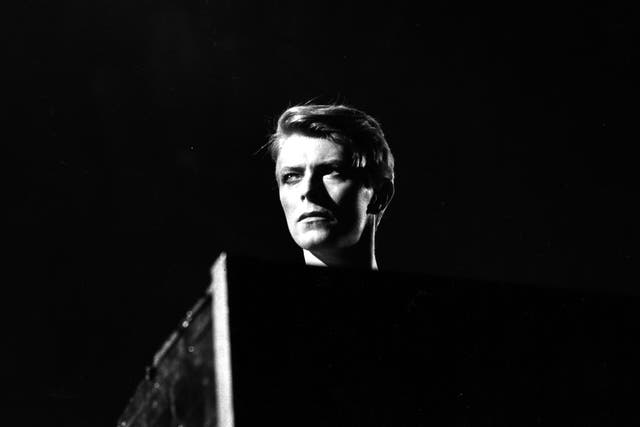 David Bowie in concert at Earl's Court, London during his 1978 world tour