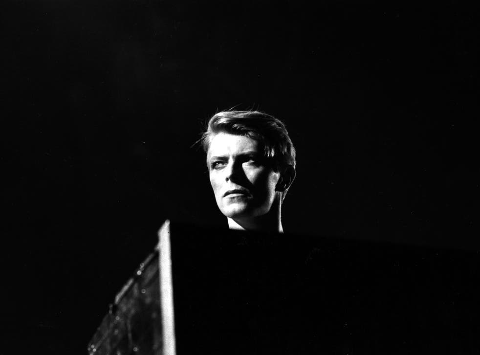 David Bowie in concert at Earl's Court, London during his 1978 world tour