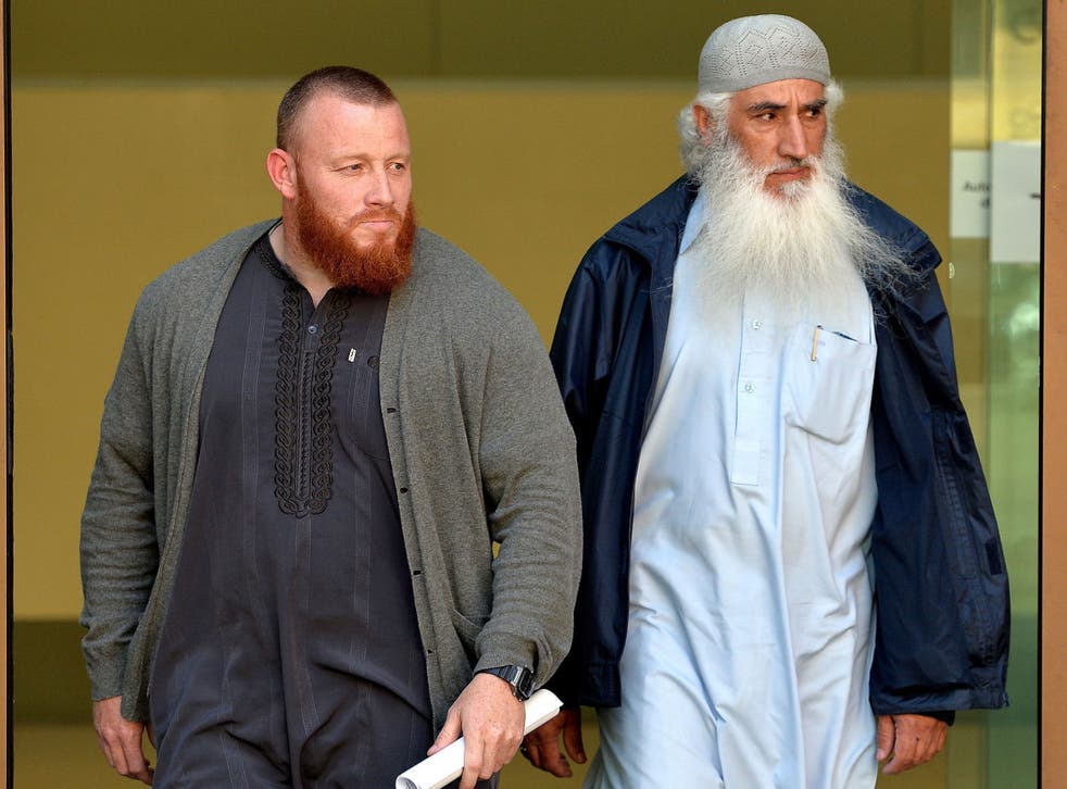 <p>Ibrahim Anderson, left, was jailed for inviting support for Isis in 2016</p>