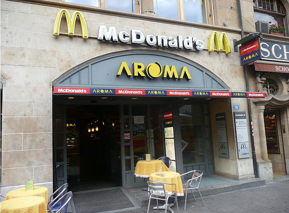 A branch of McDonalds in Basel, Switzerland