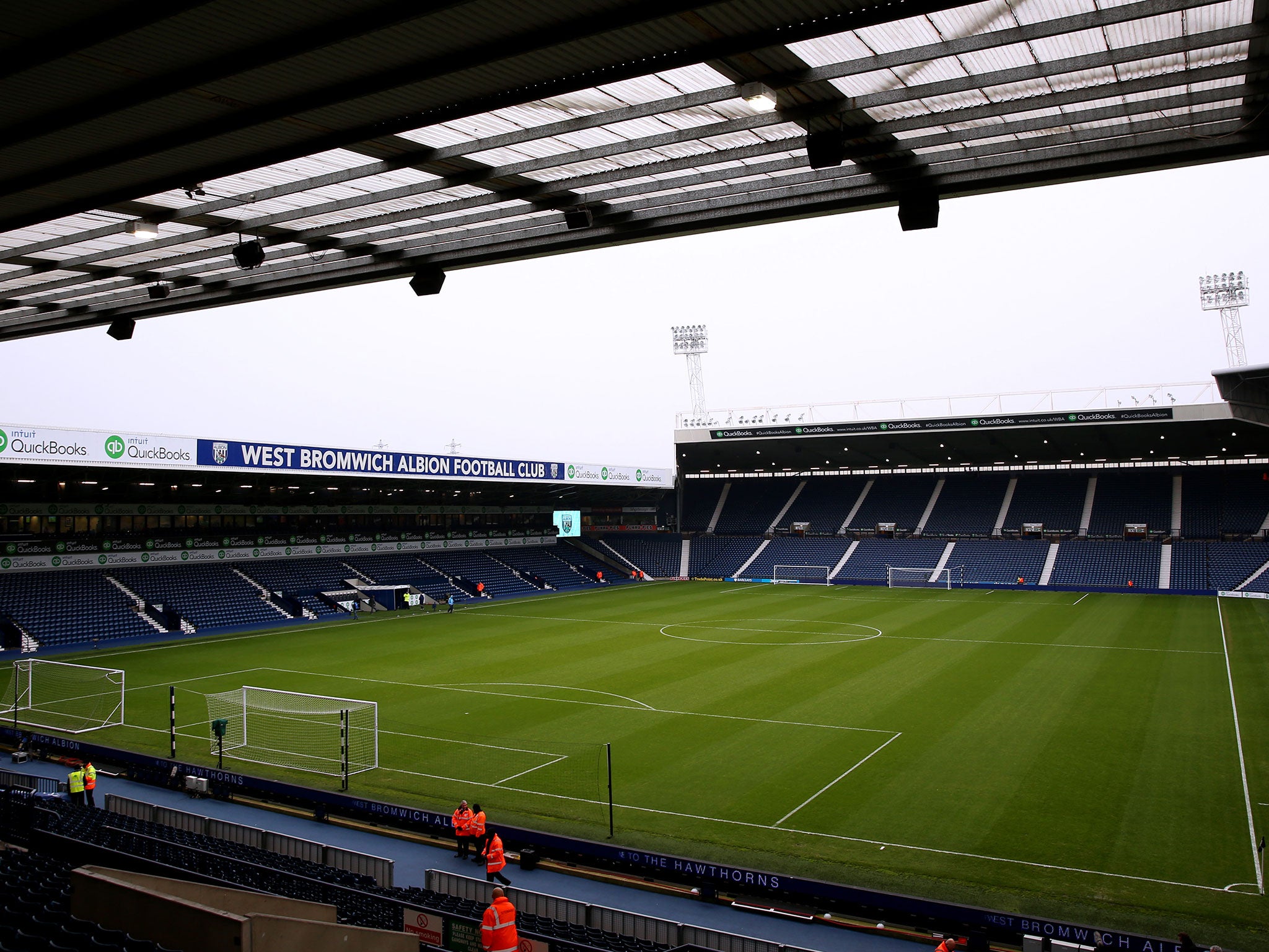 A view of West Brom's The Hawthorns stadium