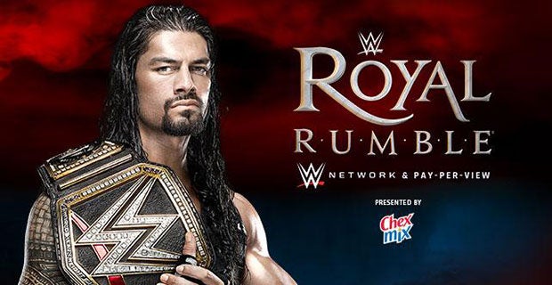 Roman Reigns defends his WWE World Heavyweight title at the Royal Rumble