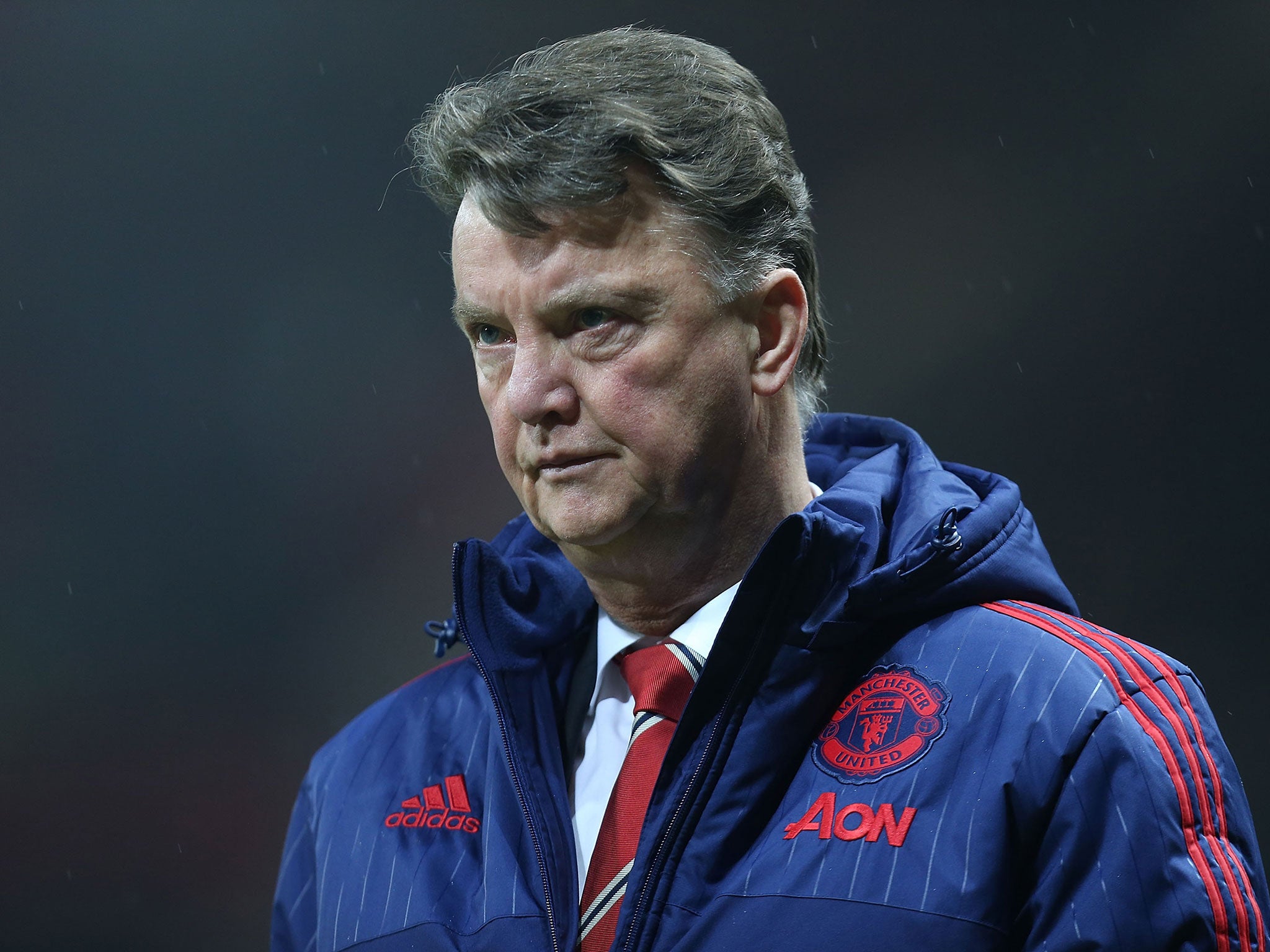 Louis van Gaal was booed off the Old Trafford pitch at full-time