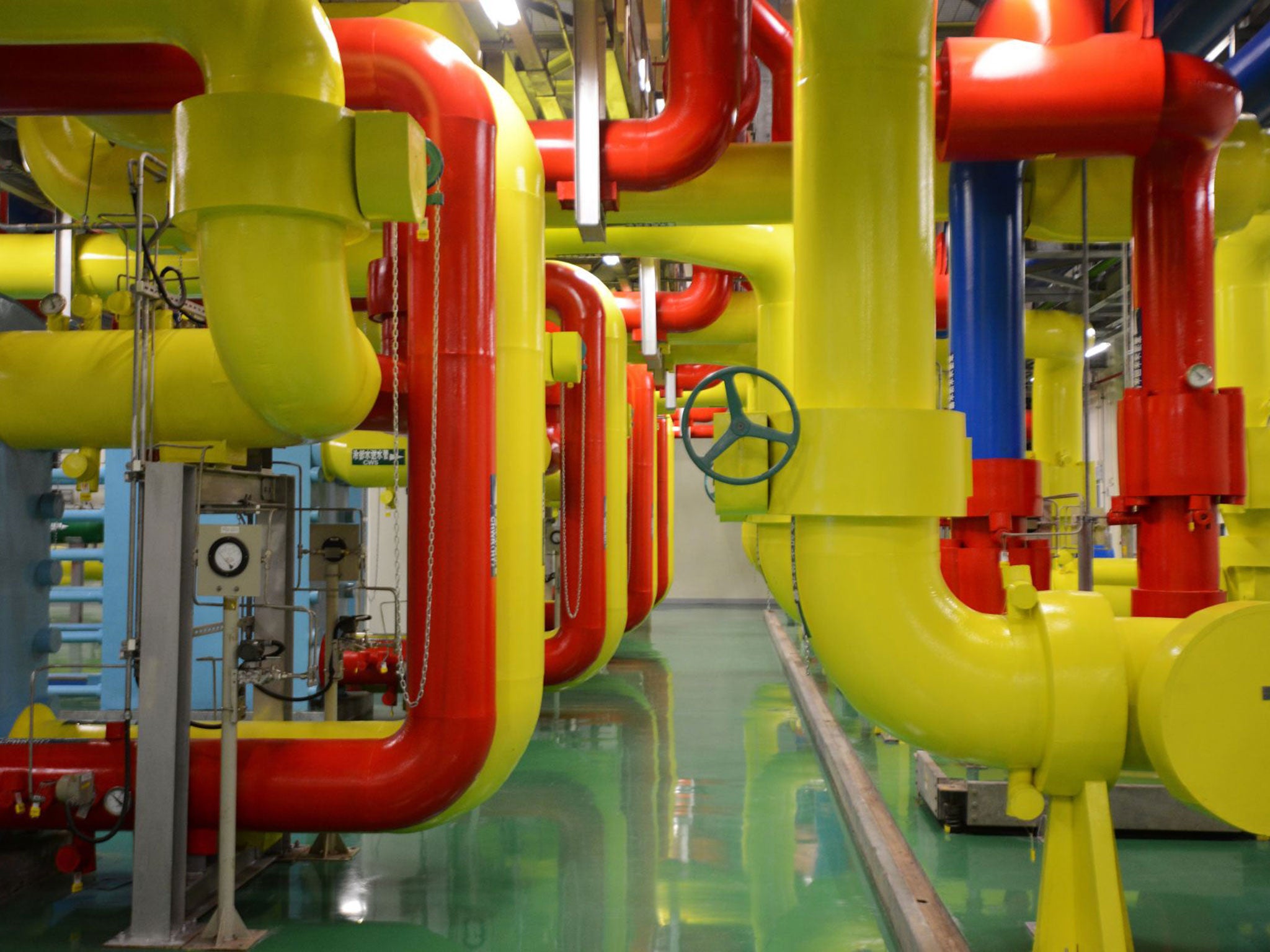 The facilities of the Google data centre in Taiwan
