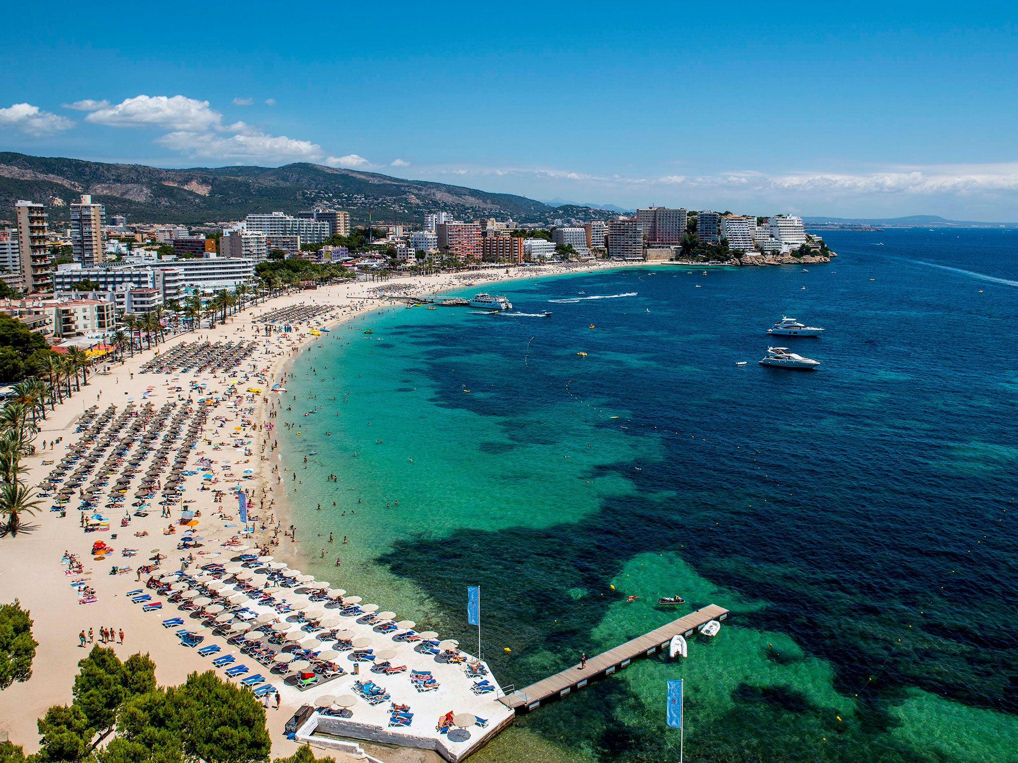 File image: The island of Mallorca is popular with British expats