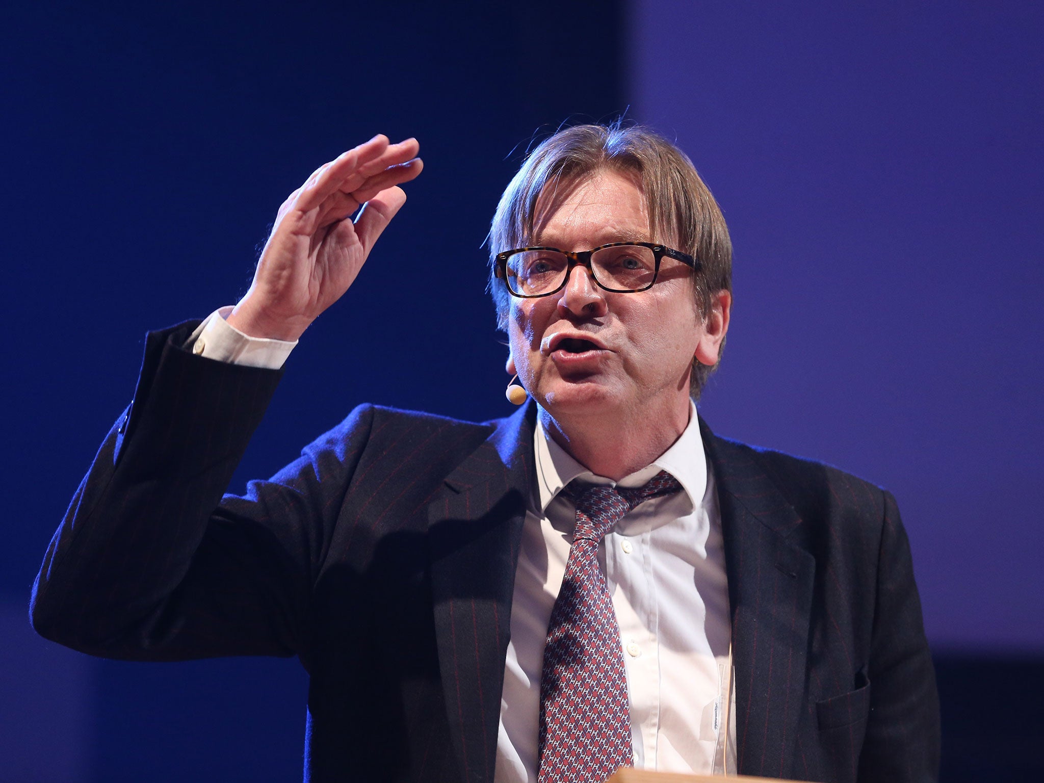 Guy Verhofstadt also held out the possibility that Britain may one day choose to rejoin the bloc