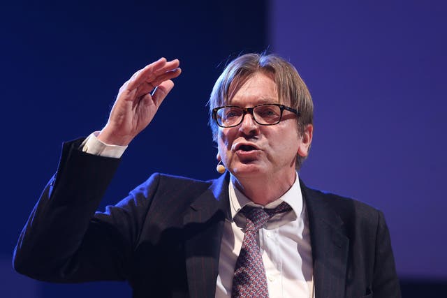 Guy Verhofstadt also held out the possibility that Britain may one day choose to rejoin the bloc