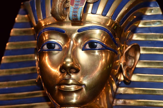 The burial mask of Egyptian Pharaoh Tutankhamun is one of Egypt’s biggest tourist attractions