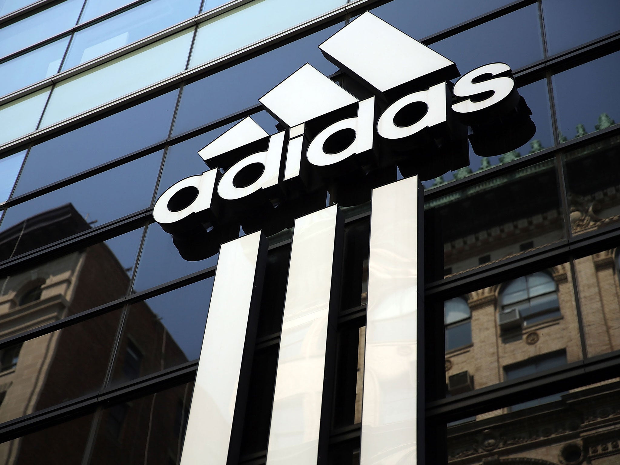 An Adidas store in Manhattan, New York City