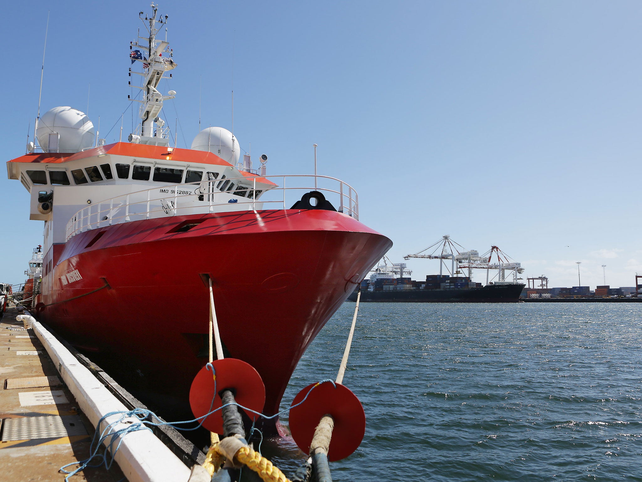 There were no injuries to the crew of the Fugro Discovery