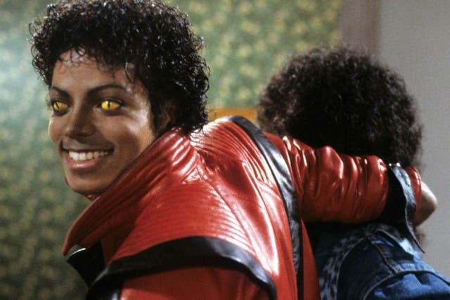 Michael Jackson as a werecat in the 1983 'Thriller' music video